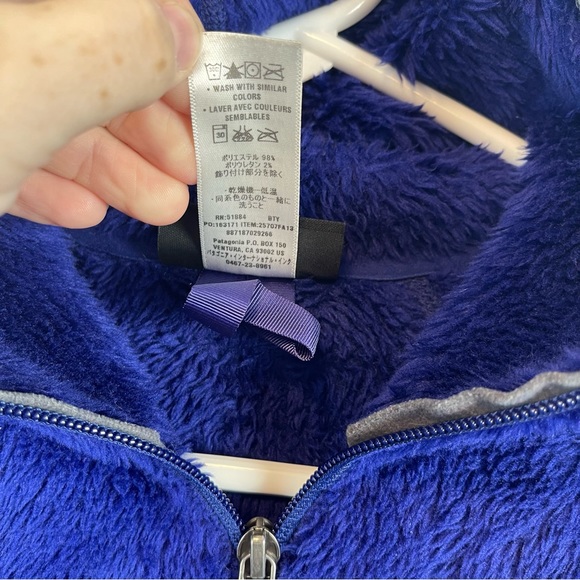 Patagonia R3 Hi-Loft Hoodie Jacket fleece fuzzy fall jacket woman's size small - Picture 7 of 9